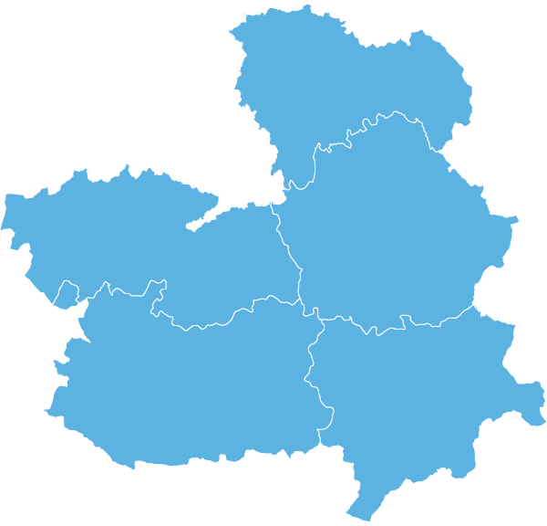 Imagen del mapa general de destinos